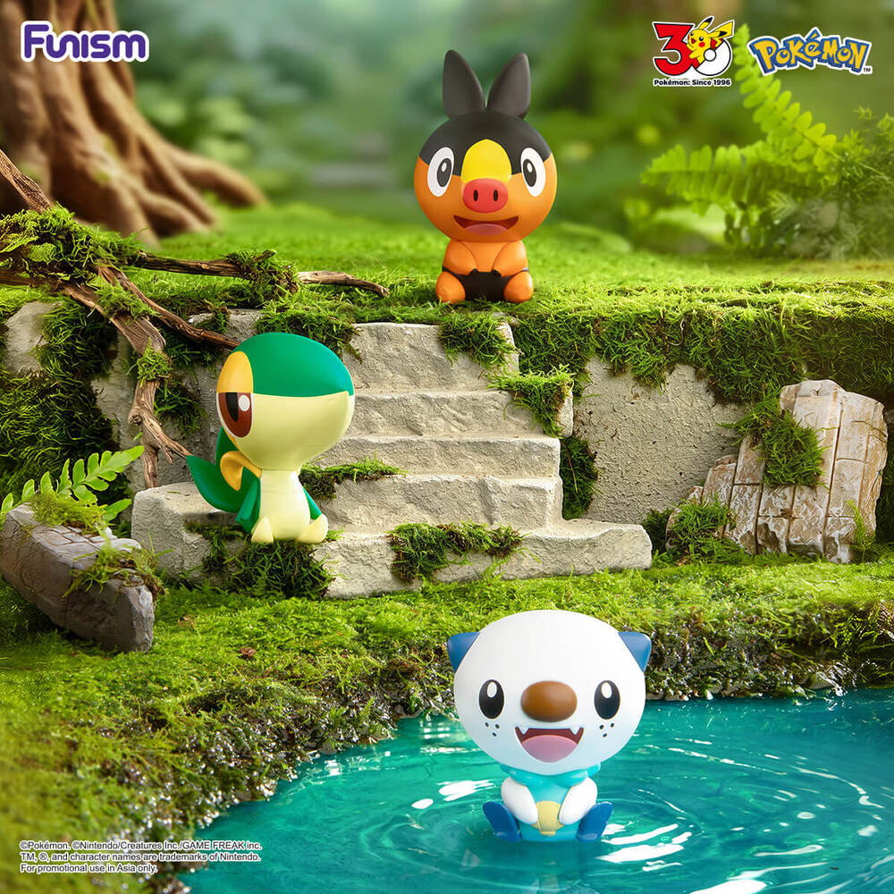 FUNISM Pokemon First Partner Gen 5 Unova Trio Open Box